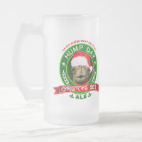 Hump Day Camel Christmas Ale Label Frosted Mug