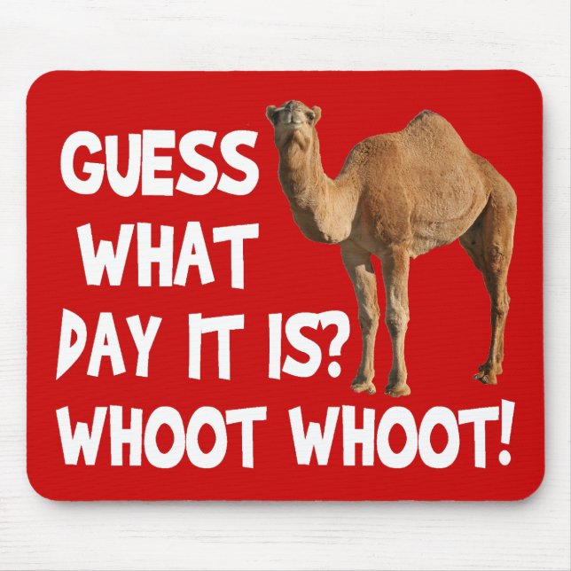 Hump Day Camel Guess What Day It Is Mouse Mat (Front)