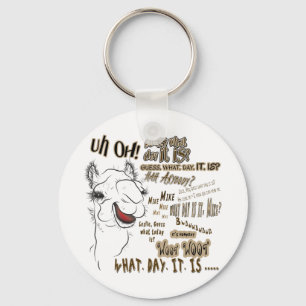 Hump Day Camel Key Ring