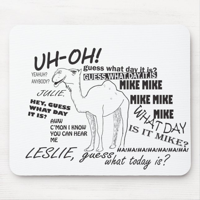HUMP DAY CAMEL MOUSE MAT (Front)