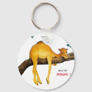 Hump Day Camel .. Overblown Key Ring