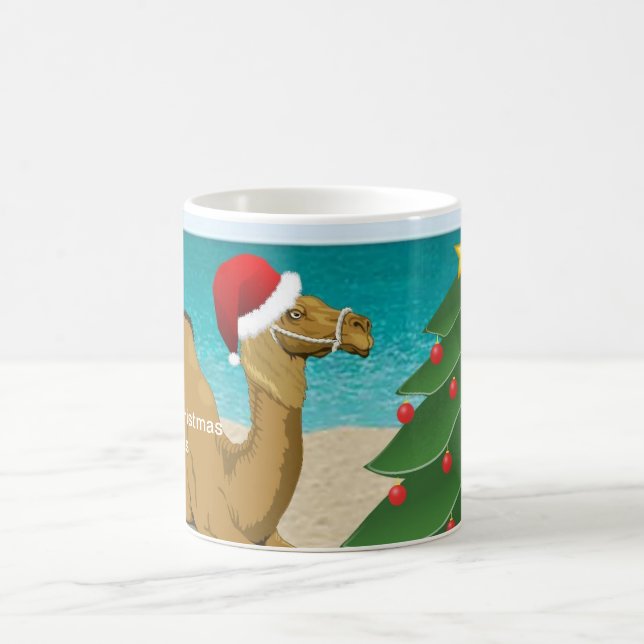 Hump Day Camel with Santa Hat Mug (Center)