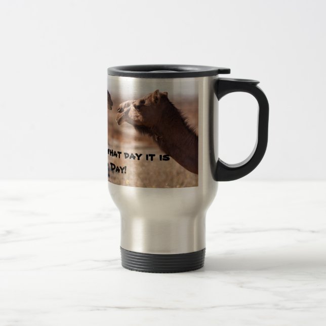 Hump Day Camels Travel Mug (Right)