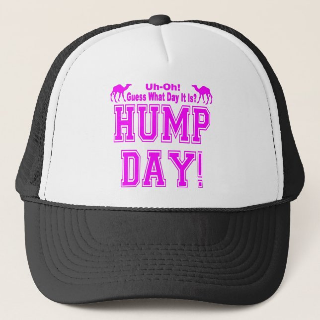 HUMP DAY PINK for Her Trucker Hat (Front)