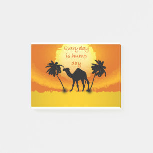 Hump day post-it notes