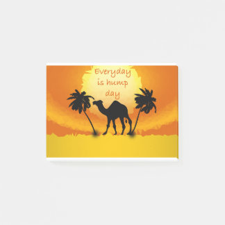 Hump day post-it notes