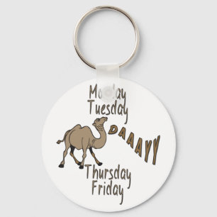 Hump Day Week Days Key Ring