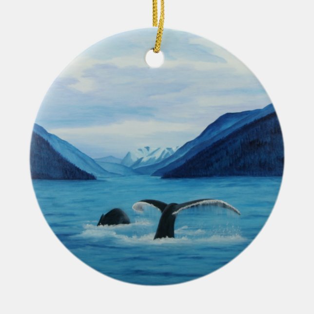 Humpback Haven Ornament (Front)