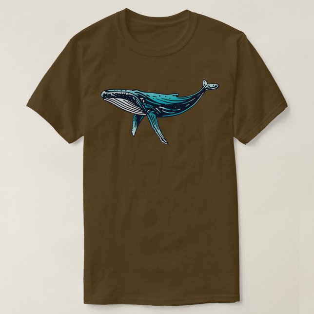 Humpback whale 10 T-Shirt (Design Front)