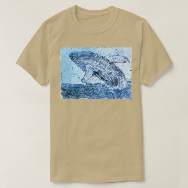 humpback whale 42 T-Shirt (Design Front)