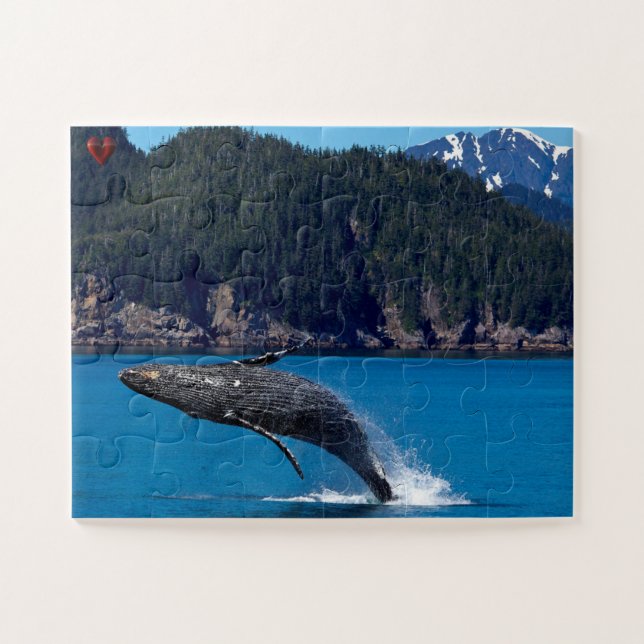 Humpback Whale Alaska Jigsaw Puzzle (Horizontal)