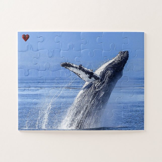 Humpback Whale Alaska Jigsaw Puzzle (Horizontal)