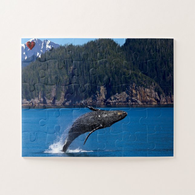 Humpback Whale Alaska Jigsaw Puzzle (Horizontal)