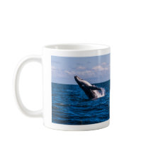 Humpback Whale Breach Coffee Mug