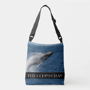 Humpback Whale Breaching Near Maui: Crossbody Bag
