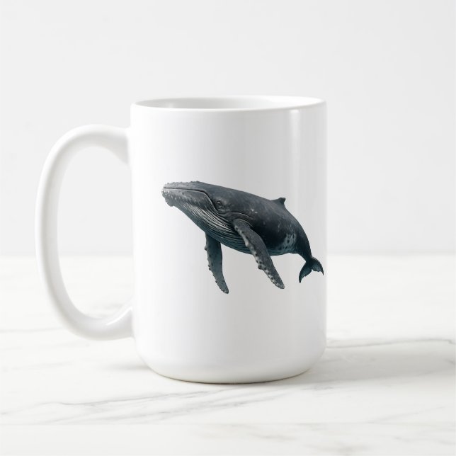 Humpback Whale Coffee Mug (Left)