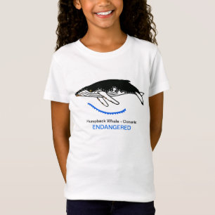  Humpback WHALE -Endangered animal graphic - T-Shirt