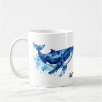Humpback Whale Hope Timmy in Watercolor 