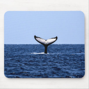 Humpback Whale in Ocean Mouse Mat