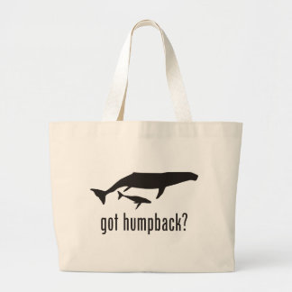 Humpback Whale Large Tote Bag