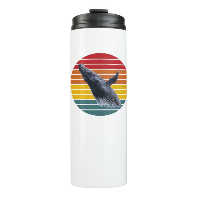Humpback Whale Leak Proof Thermal Tumbler (Front)
