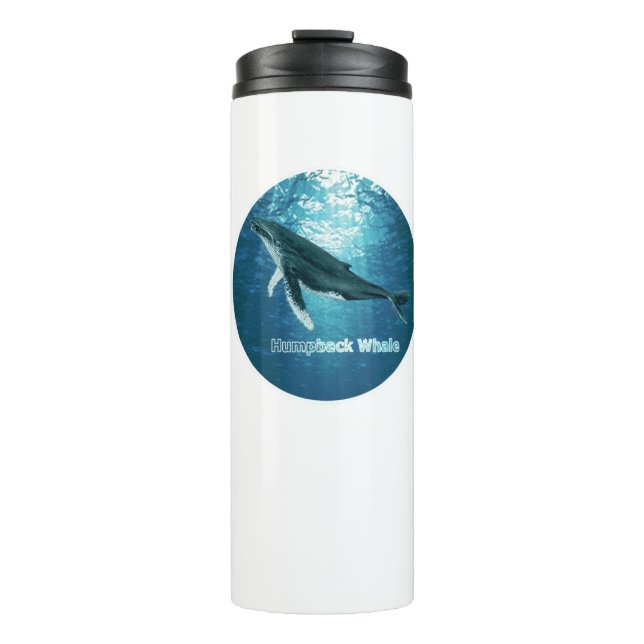 Humpback Whale Leak Proof Thermal Tumbler (Front)