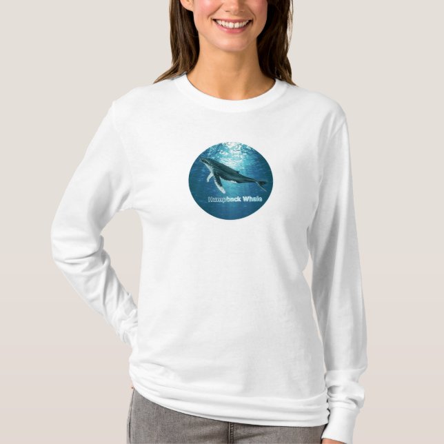 Humpback Whale Long T-Shirt (Front)