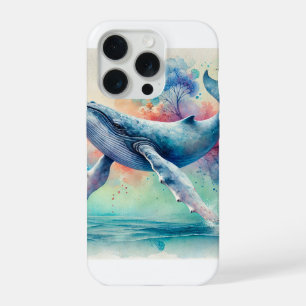 Humpback Whale Majesty 170924AREF119 - Watercolor iPhone 15 Pro Case