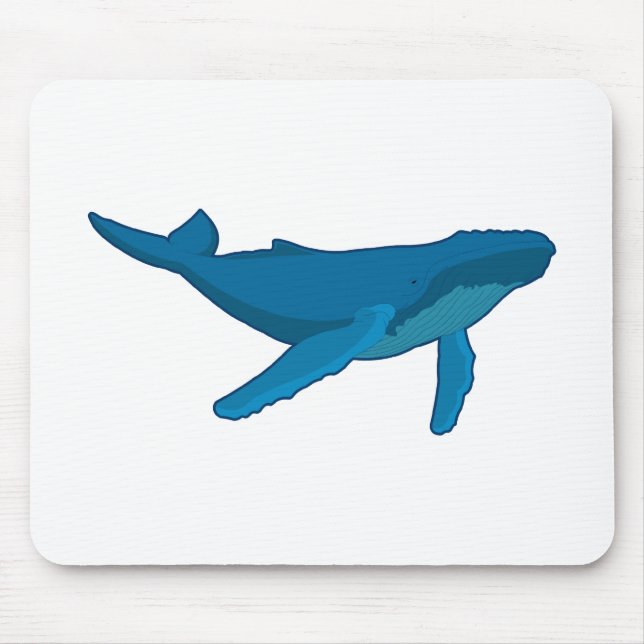 Humpback Whale Mouse Mat (Front)