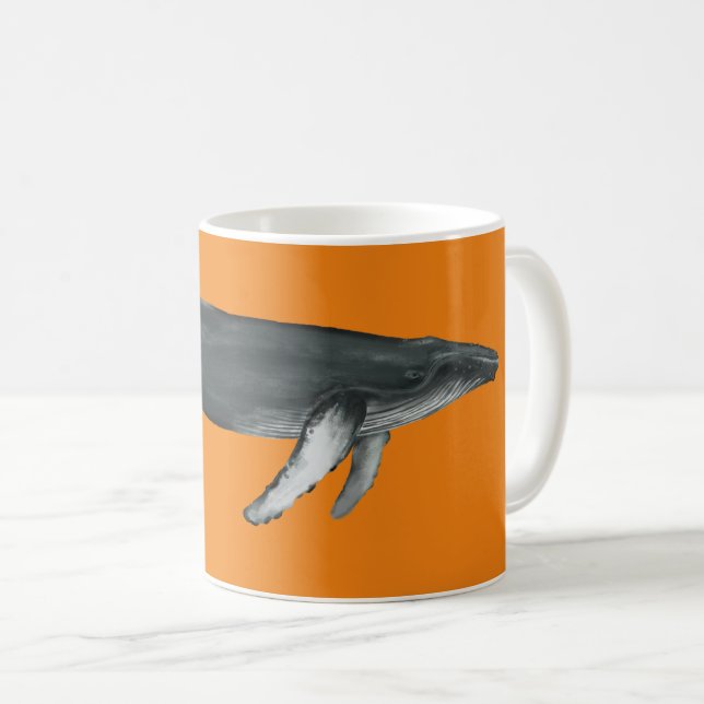 Humpback whale mug (Front Right)