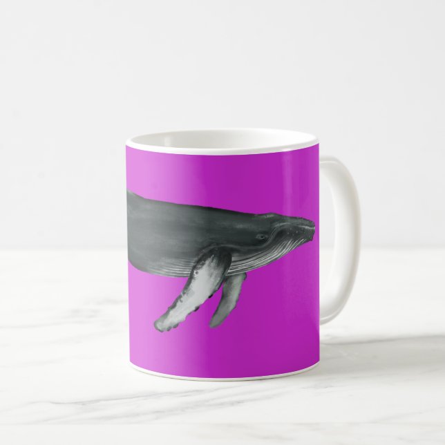 Humpback whale mug (Front Right)
