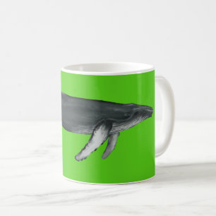 Humpback Whale Mug Green