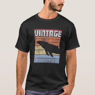 Humpback Whale Retro Style Vintage 70S 80S Gift Oc T-Shirt