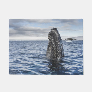 Humpback Whale Spyhops   Hope Bay, Antarctica Doormat