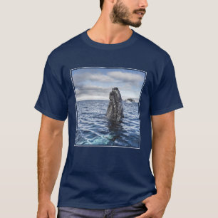 Humpback Whale Spyhops   Hope Bay, Antarctica T-Shirt
