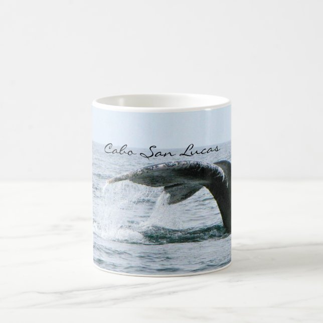 Humpback Whale Tail, Cabo San Lucas Coffee Mug (Center)