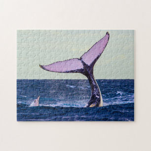 Humpback Whale Tail Fluke Jigsaw Puzzle