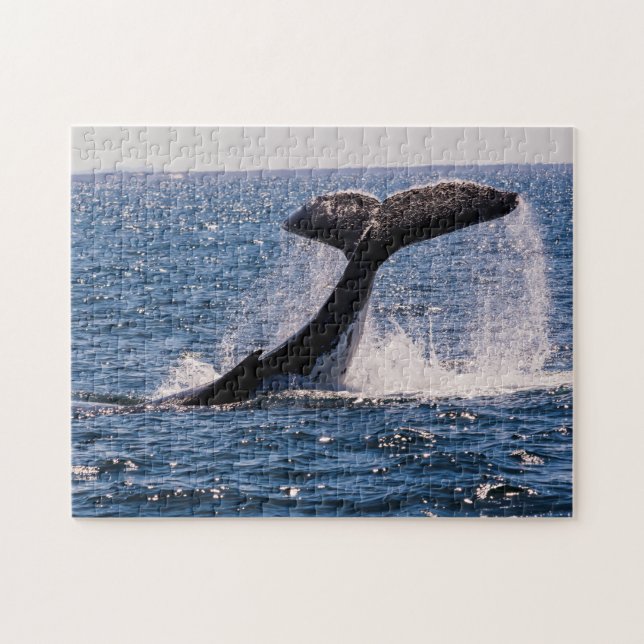 Humpback Whale Tail Fluke Jigsaw Puzzle (Horizontal)