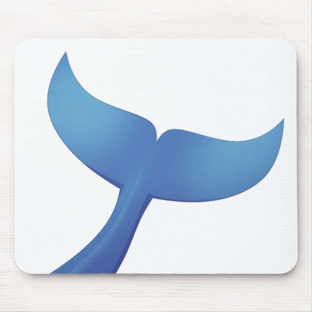 Humpback Whale Tail V2 Mouse Mat (Front)