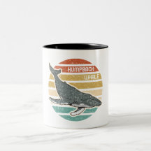 Humpback Whale Vintage Sunset