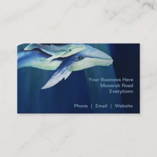 Humpback Whales Business Card