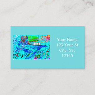 humpback whales business card