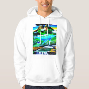 Humpback whales swim in the atmosphere like stars hoodie