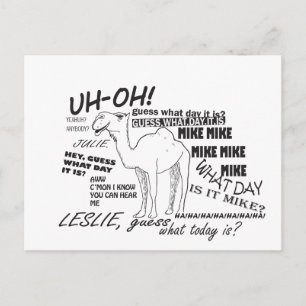 HUMPDAY postcard