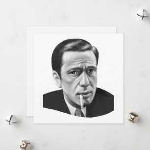 Humphrey Bogart Holiday Card