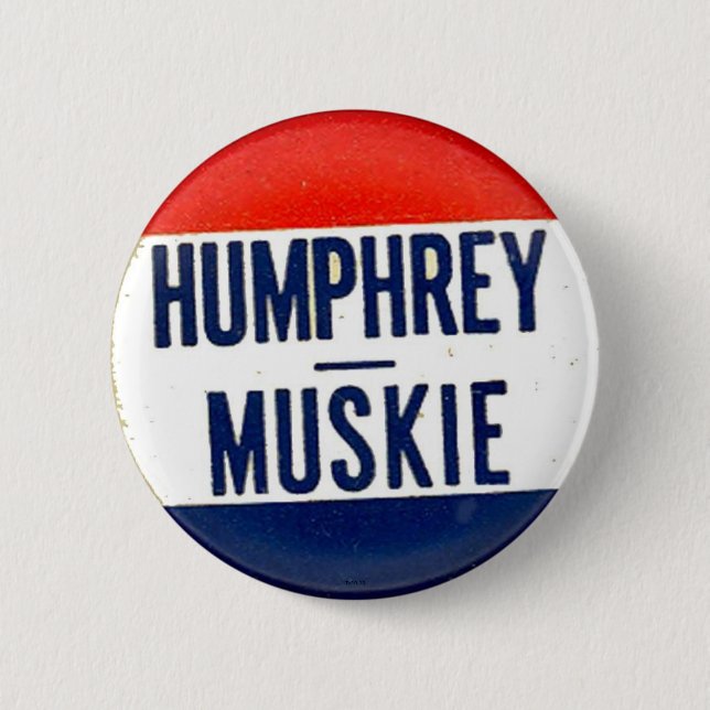 Humphrey for President - Button (Front)