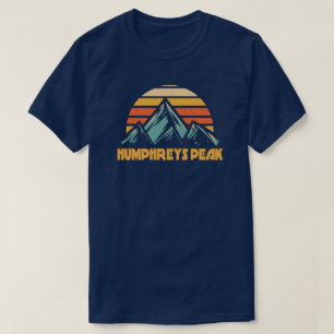 Humphreys Peak Arizona Retro Turquoise T-Shirt