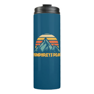 Humphreys Peak Arizona Retro Turquoise Thermal Tumbler