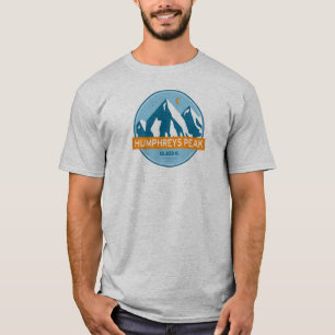 Humphreys Peak Arizona Stars Moon T-Shirt