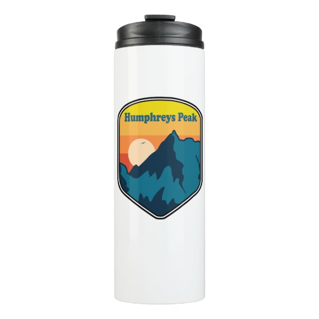 Humphreys Peak Arizona Sunrise Thermal Tumbler (Front)